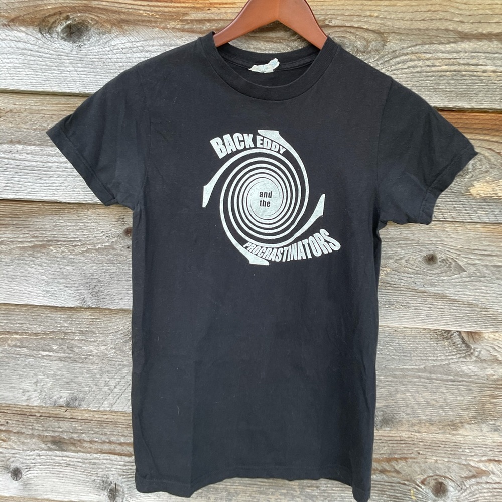 Back Eddie and the Procrastinators band Tshirt
